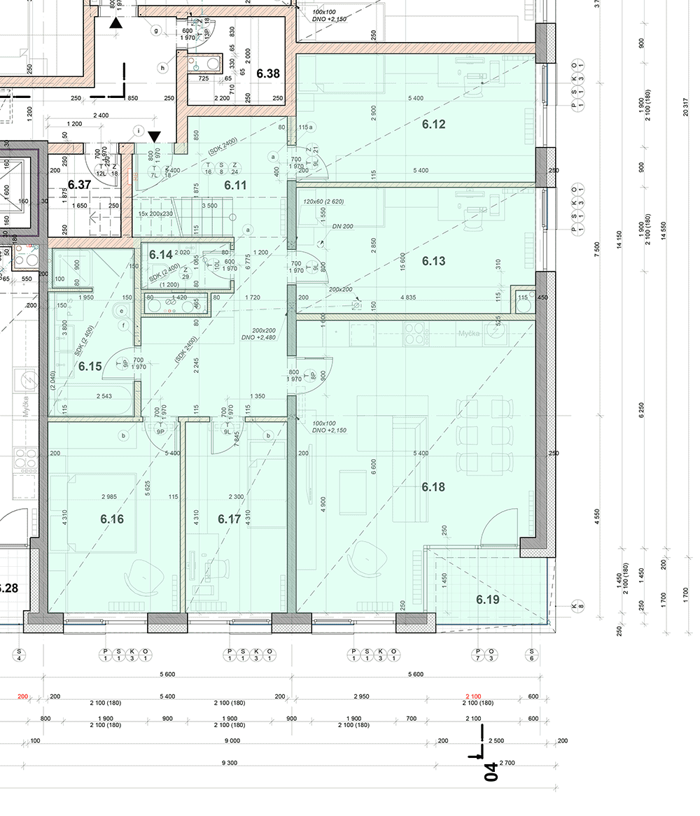 Prodej mezonetového bytu 5+kk 139,4 m² v Rezidenci Liliová