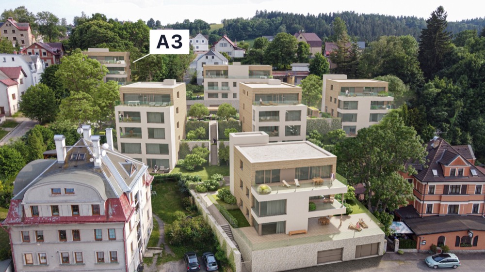 Prodej bytu 4+kk 120 m² s jedinečným výhledem na Jablonec nad Nisou